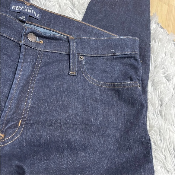 J.Crew Mercantile Skinny Jeans Women's 33 Dark Wash blue denim stretch - Picture 2 of 8